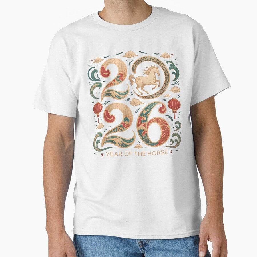 Year Of The Horse 2026 Lunar New Year Chinese Zodiac Horse by GraceShelley