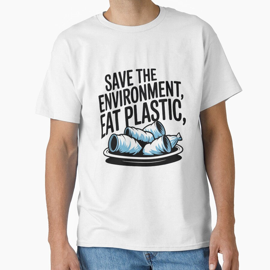 Save The Environment Eat Plastic by ChearshiPrints