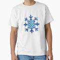 Cute Pixel Snowflake Icon in Icy Blue Palette by BankMano
