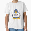 Blue Penguin with AUP Shirt Cute Campus Vibe by LionelPerry