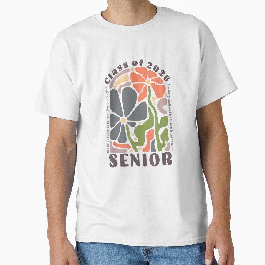 Senior 2026 Boho Floral Class of 2026 High School Senior by Boutkimaewab