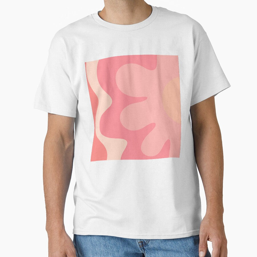 Happy Flower Retro 60s 70s Vibe Pink Blush by kierkegaard