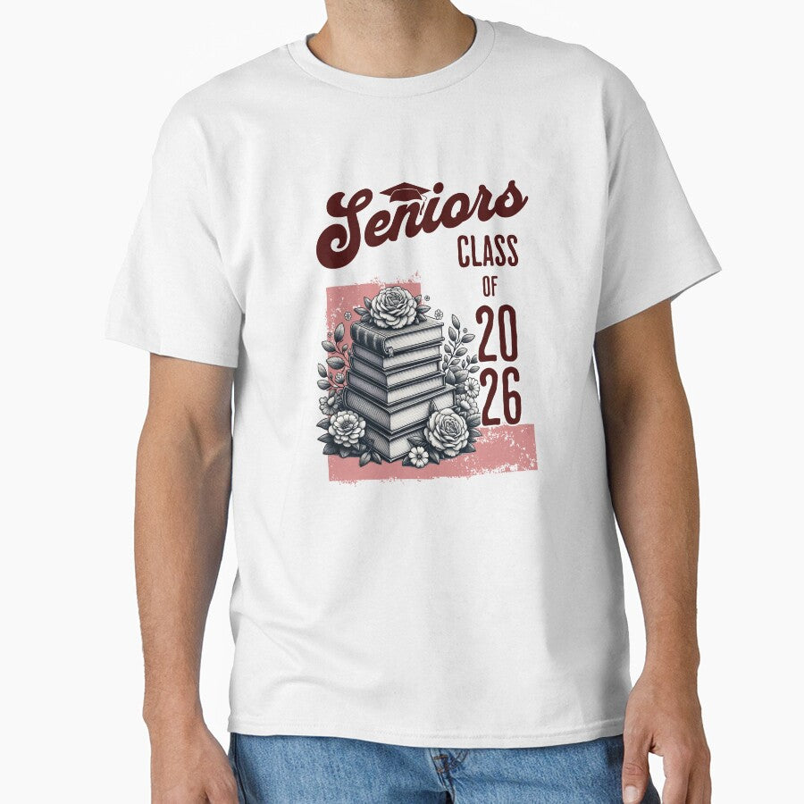 Seniors Class of 2026 – Graduation Year T-Shirt by teemugcreation