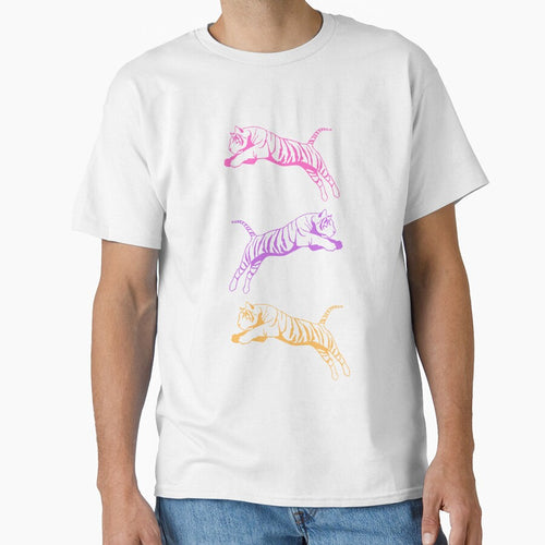 3 preppy tigers in pink, purple and yellow by SUUSCK ★