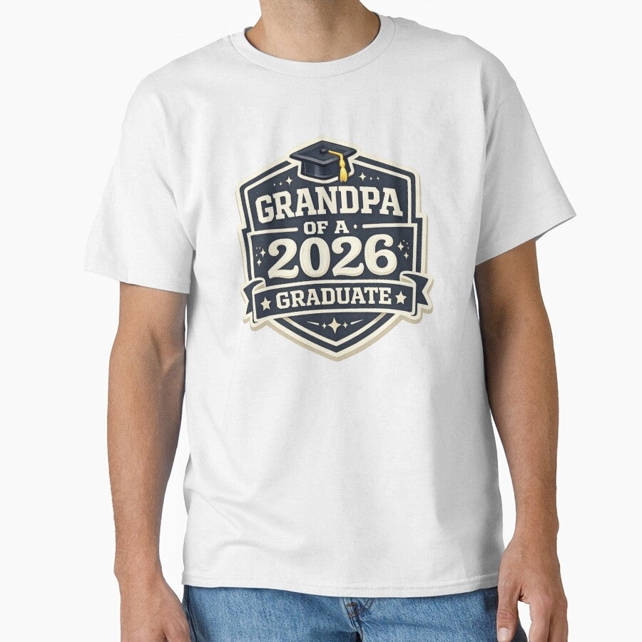 Grandpa of a 2026 Graduate – Proud Senior Year by PunchDrop