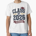Class of 2026 Senior Graduation Vintage Distressed Design by What a cute-Tee