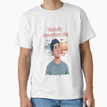 Mentally Somewhere Else – Minimalist Vector Art T-Shirt by FrameRoom