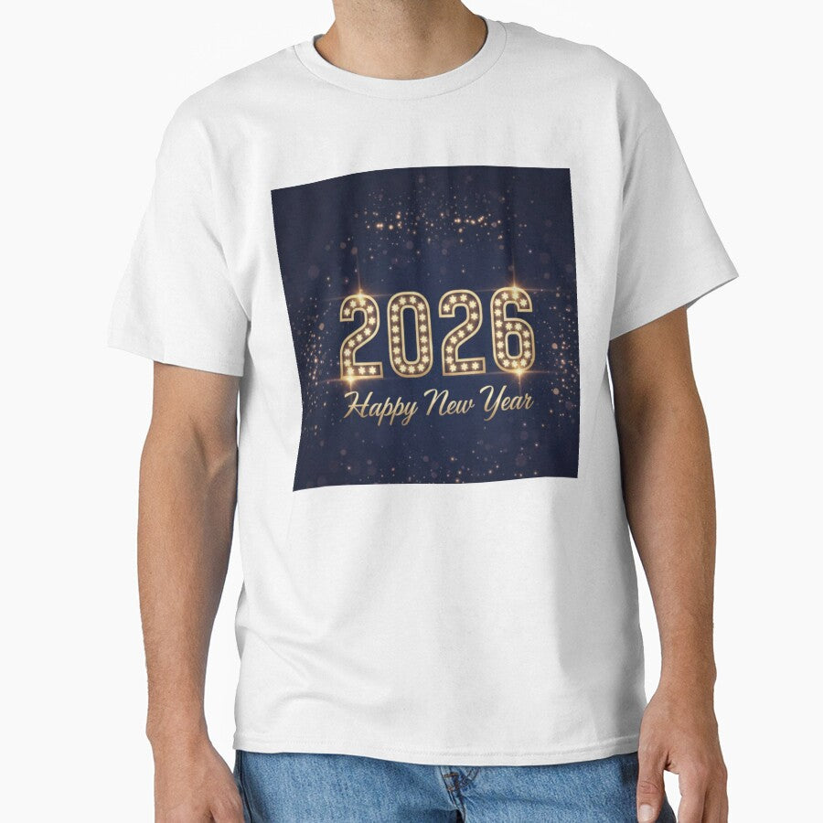 Happy New Year 2026: Sparkling Gold Celebration by ZyVoAli