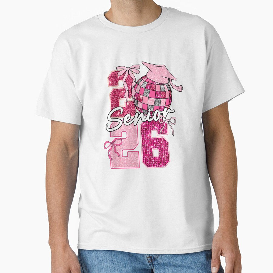 Retro Senior 2026 Coquette Bow Graduation Class of 2026 by Boutkimaewab