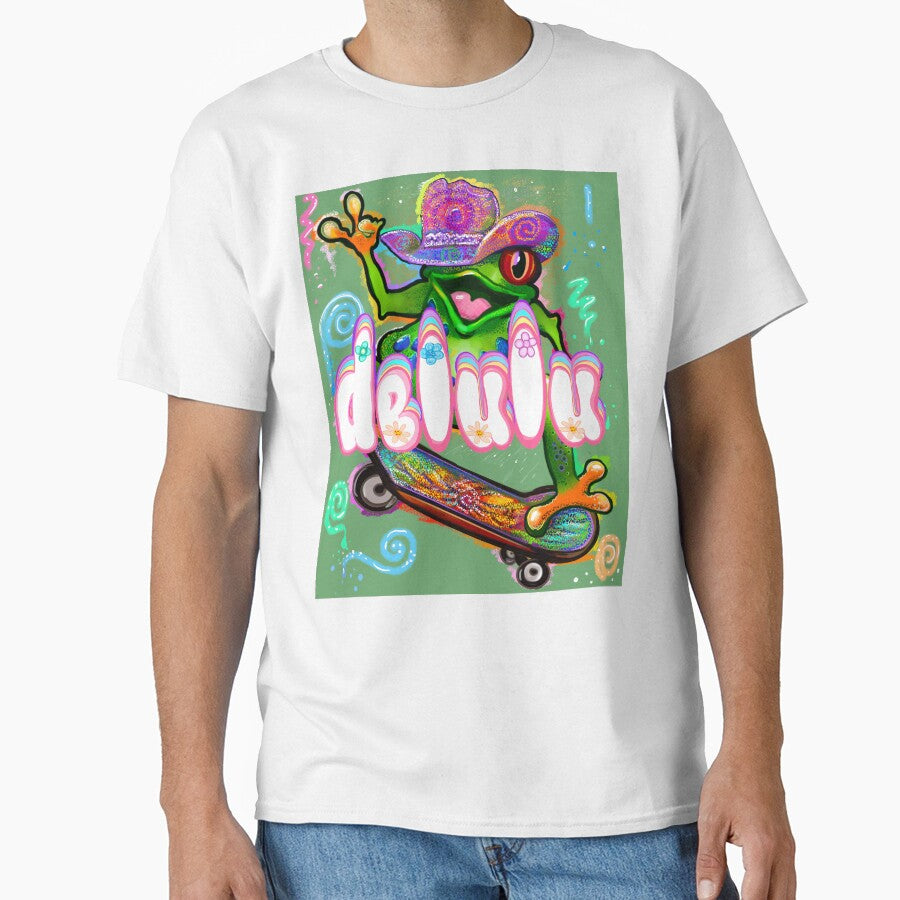 Delulu cowboy Frog sarcastic funny humor by Artonmytee