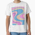 Trippy Dream Abstract Retro Sherbert Danish Pastel Swirl Pattern by kierkegaard
