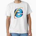 Internet Explorer Retro Logo Y2K Aesthetic by TrxshWear