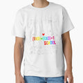 Funny Happy 100 Days of School Math Teacher Girl Boy by PedroxFigueroa