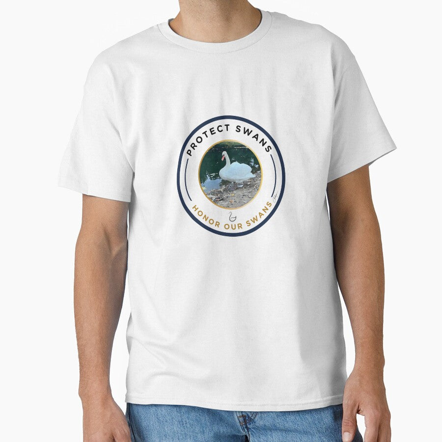 Protect Swans – Honor Our Swans Logo by Whiskered Garden Studio
