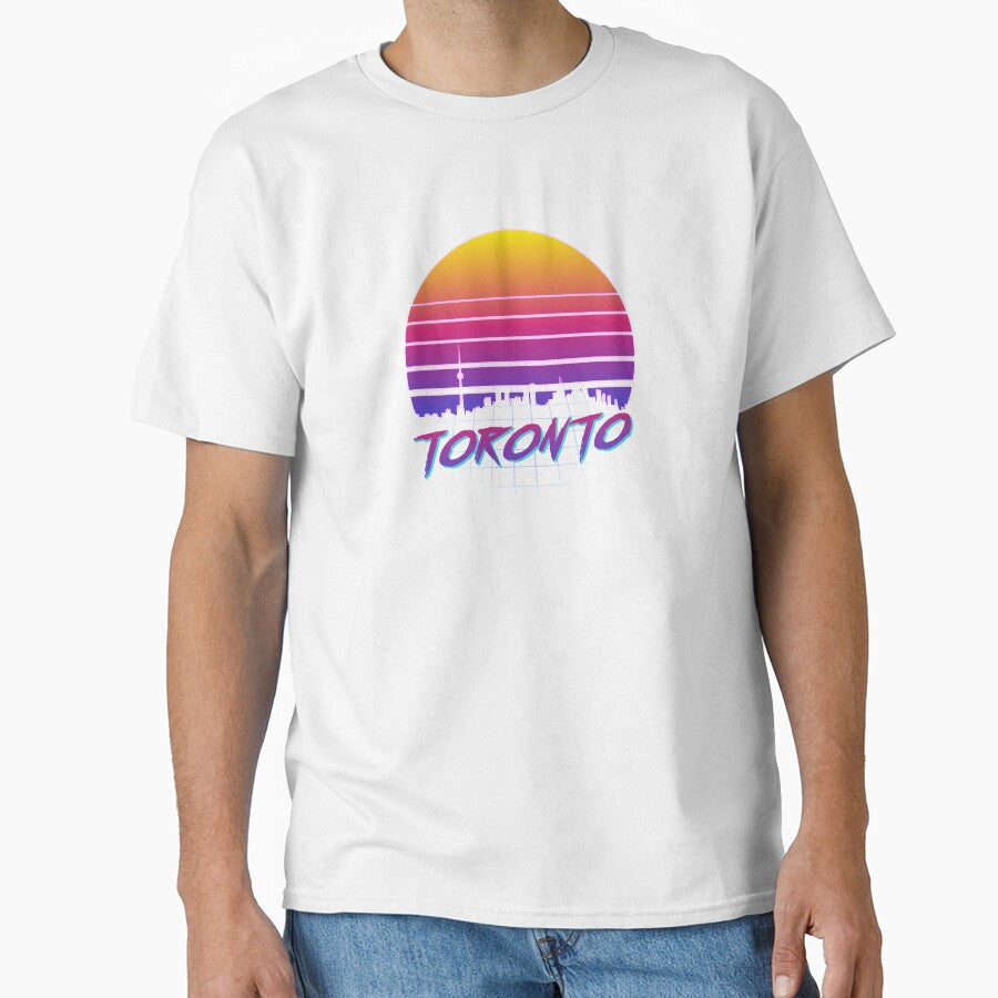 Synthwave Toronto Sunrise - Grid by BoredGames