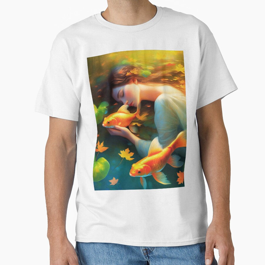 Mother Nature taking care of cute gold fish design by OutdoorArtistry