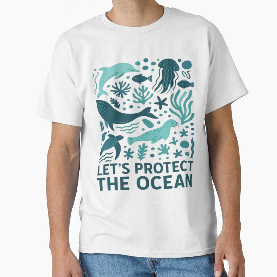 Protect Our Ocean – Eco Awareness Design by Stickerlion