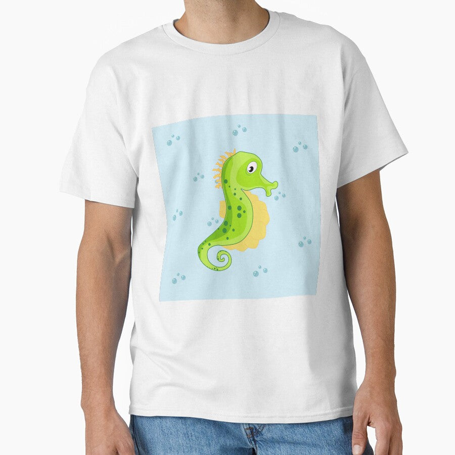 Ocean life - seahorse in the free ocean by Aurealis Creatief