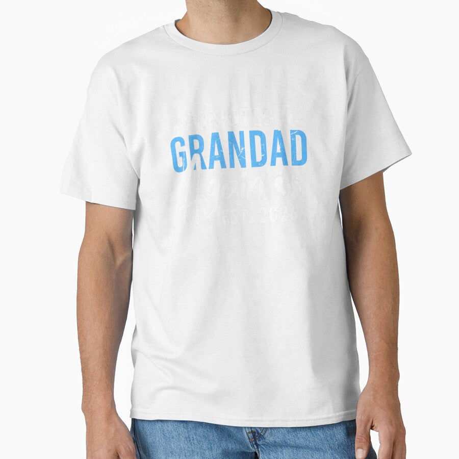 Promoted To Grandpa Again Est 2026 Grandad Baby Announcement by Goleon12