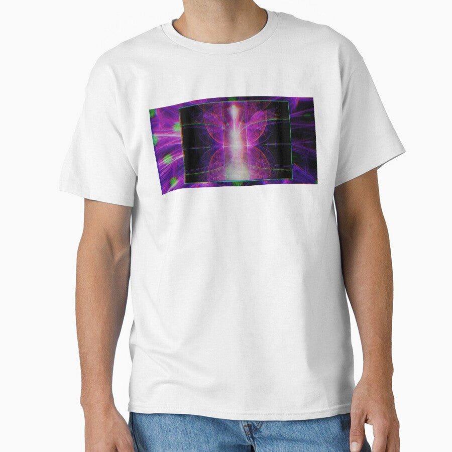 Glitch Angel Weirdcore Ethereal Purple Dreams by BioDigital-Jazz