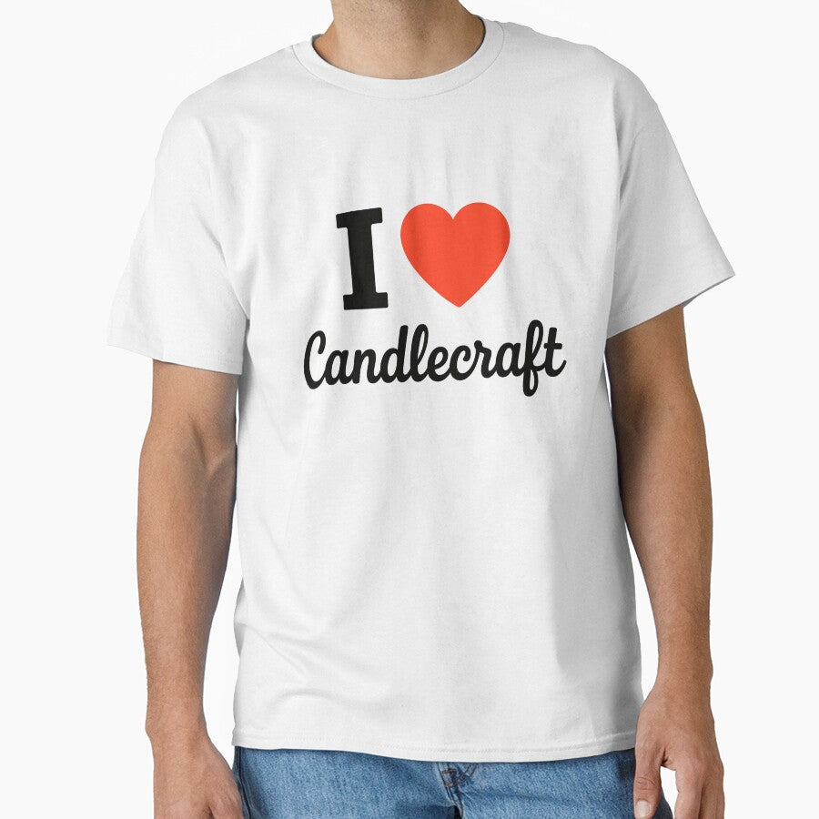 I Love Candlecraft | Artisan Candle Making Typography | Cozy Handmade Craft Design by PaintedPixels01