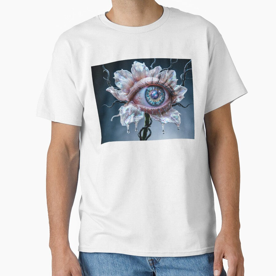 Surreal Eye Flower Dark Aesthetic by NecroScrolls