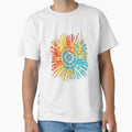 Retro Tie Dye 60's 70's Hippie Aesthetic Graphic Art by MissRasheedHam