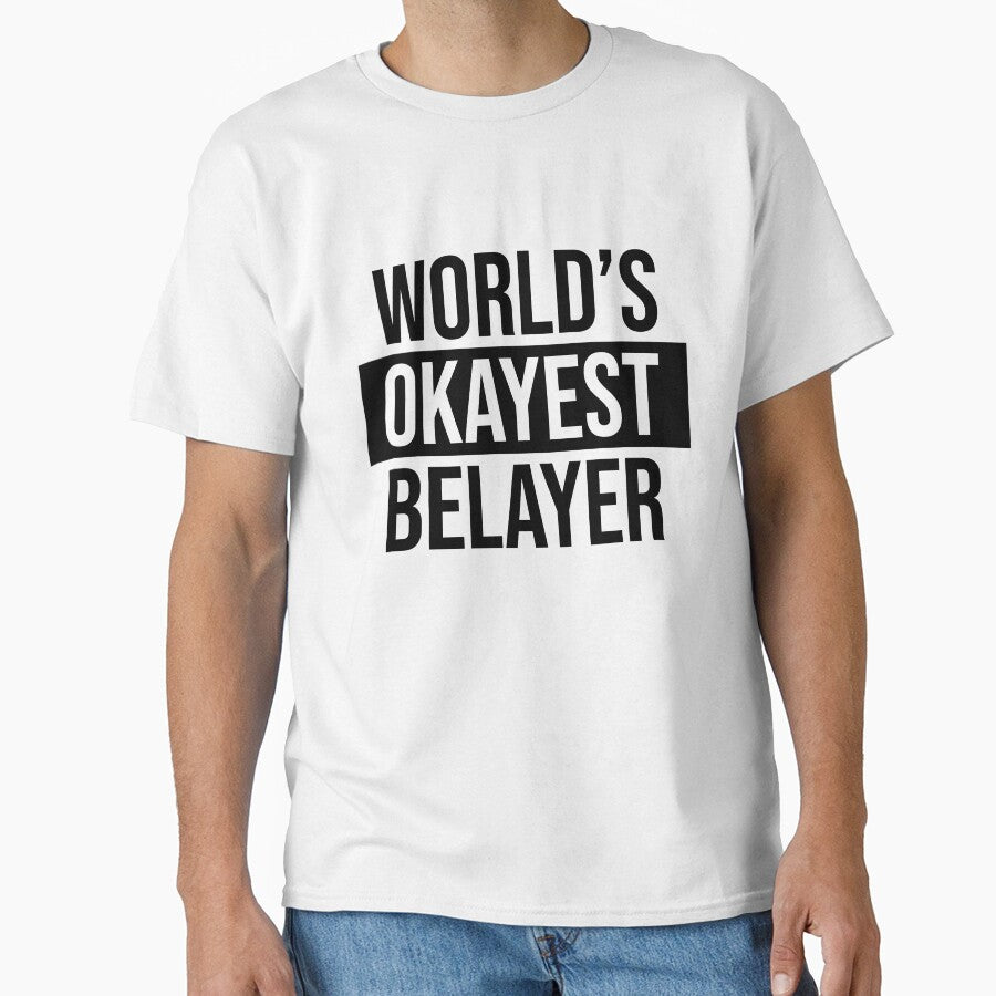 World's Okayest Belayer by Adel Qasem