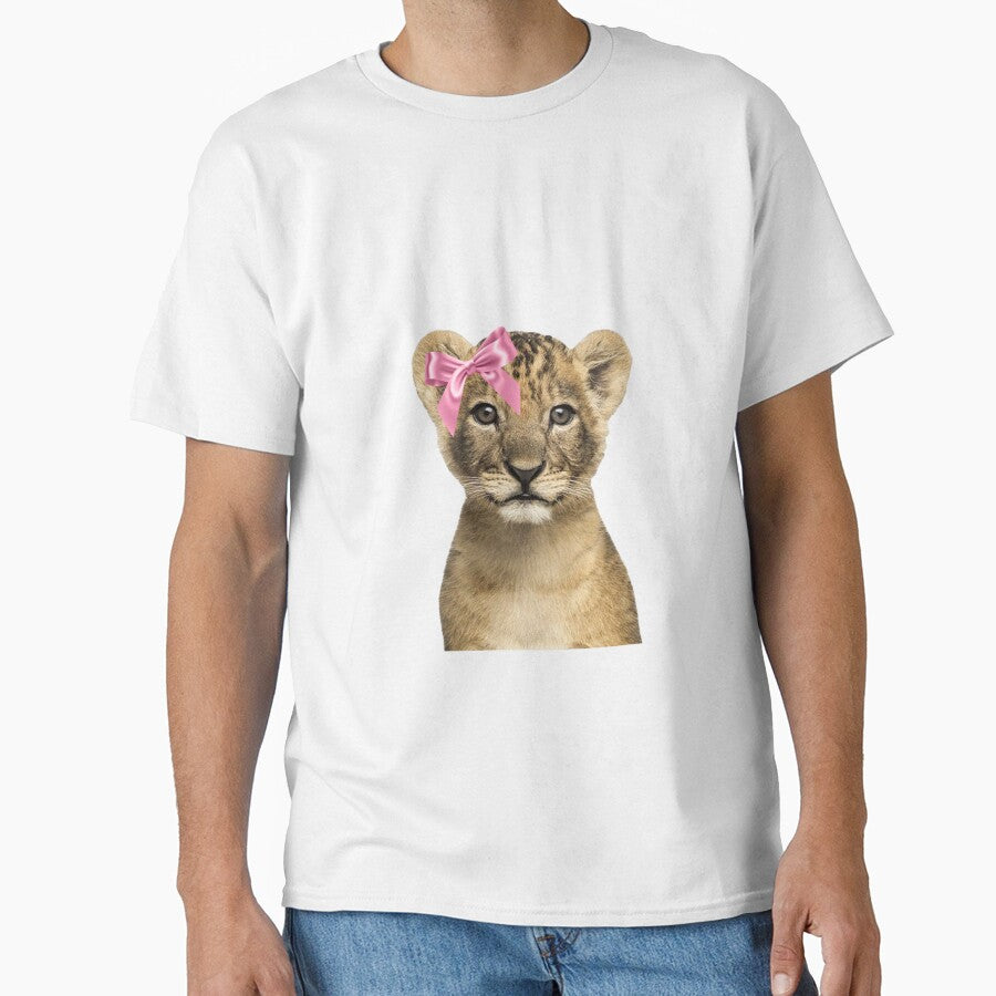 Lion cub wearing bow by SillyLittleSnek