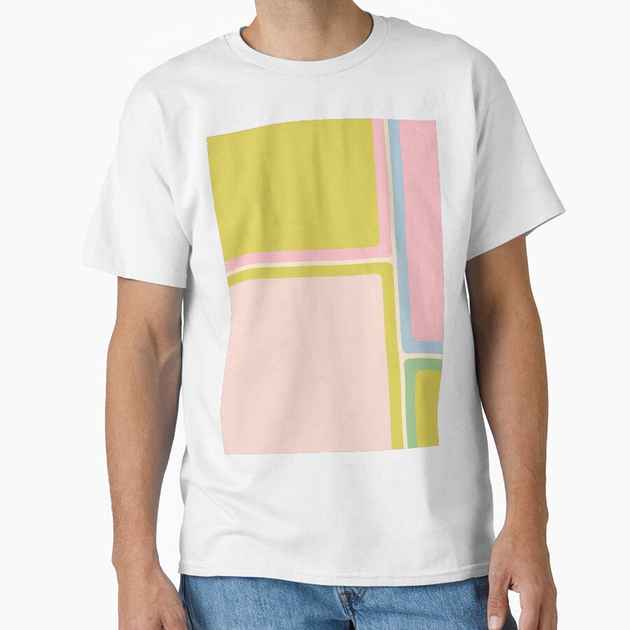Minimal Geometrics Soft Pink Pastel Pattern by kierkegaard
