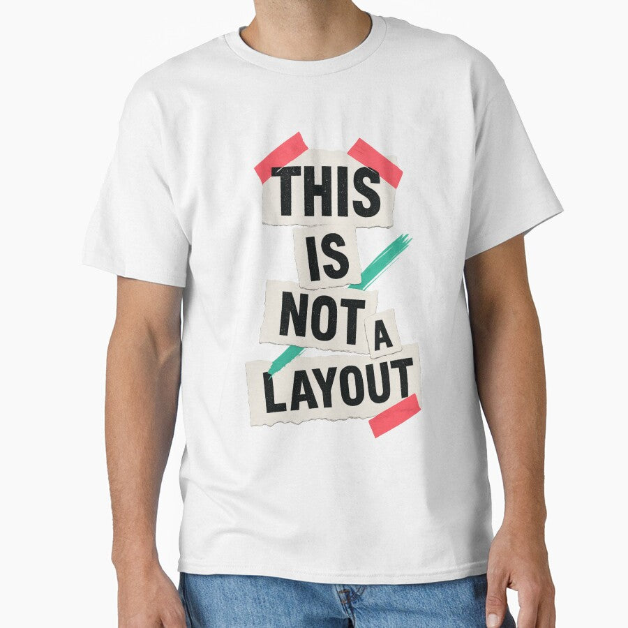 THIS IS NOT A LAYOUT — Torn-Paper Anti-Design by Elias Kamstra