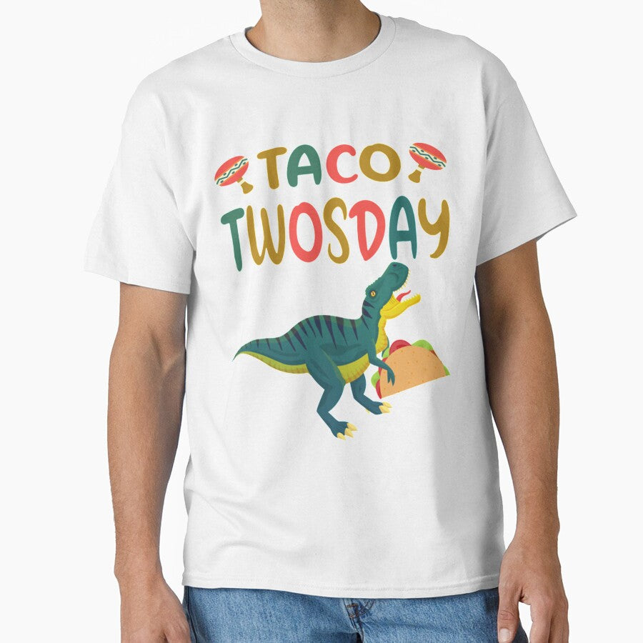 Taco Twosday Toddler Dinosaur 2nd Birth Taco Twosday Toddler Boy Girl 2nd Birthday Cinco De Mayo by Joshuas4