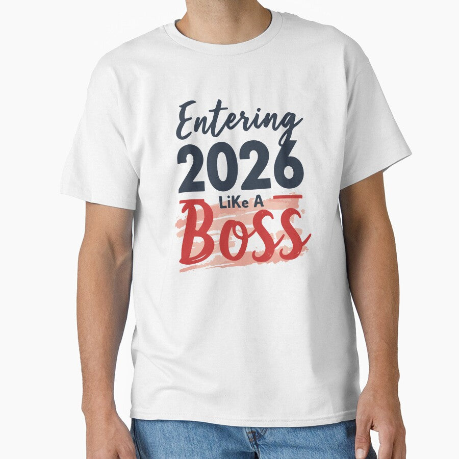 Entering 2026 Like a Boss New Year by DavidTeeStudio