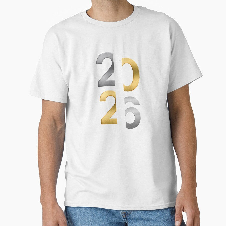Senior 2026 Silver and Gold Vertical by Seeshellspace Designs