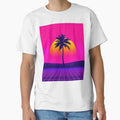 Retro Sunset: Palm Grid by Farsky-Fashion
