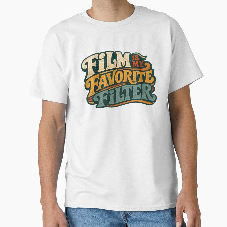 Film Is My Favorite Filter Retro Photography Design by Golden Era Studio