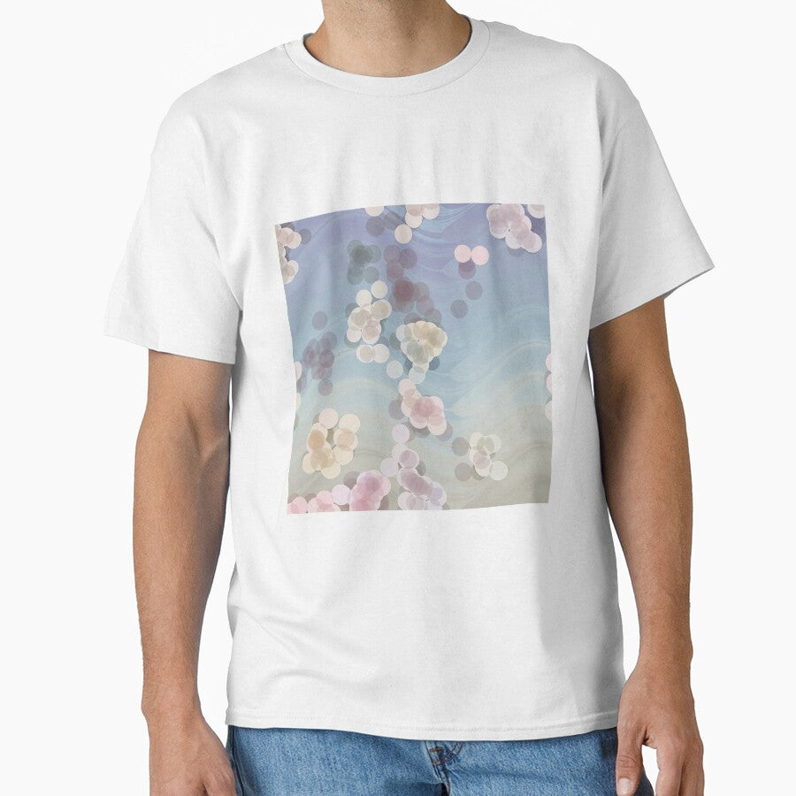 Aesthetic Pastels dots abstract flower like design  Chiffon Top by 4seasondesign