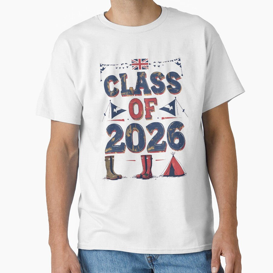 British Campers "Class of 2026" Graduation UK Flag by DarylWelsh2024