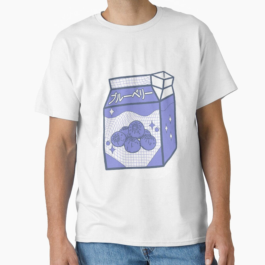 Blueberry Milk Japanese Kawaii 90s Otaku by KellyPeter7195