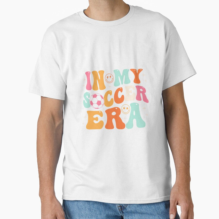 Groovy In My Soccer Era Soccer player Boys Kids by HazelWCagle