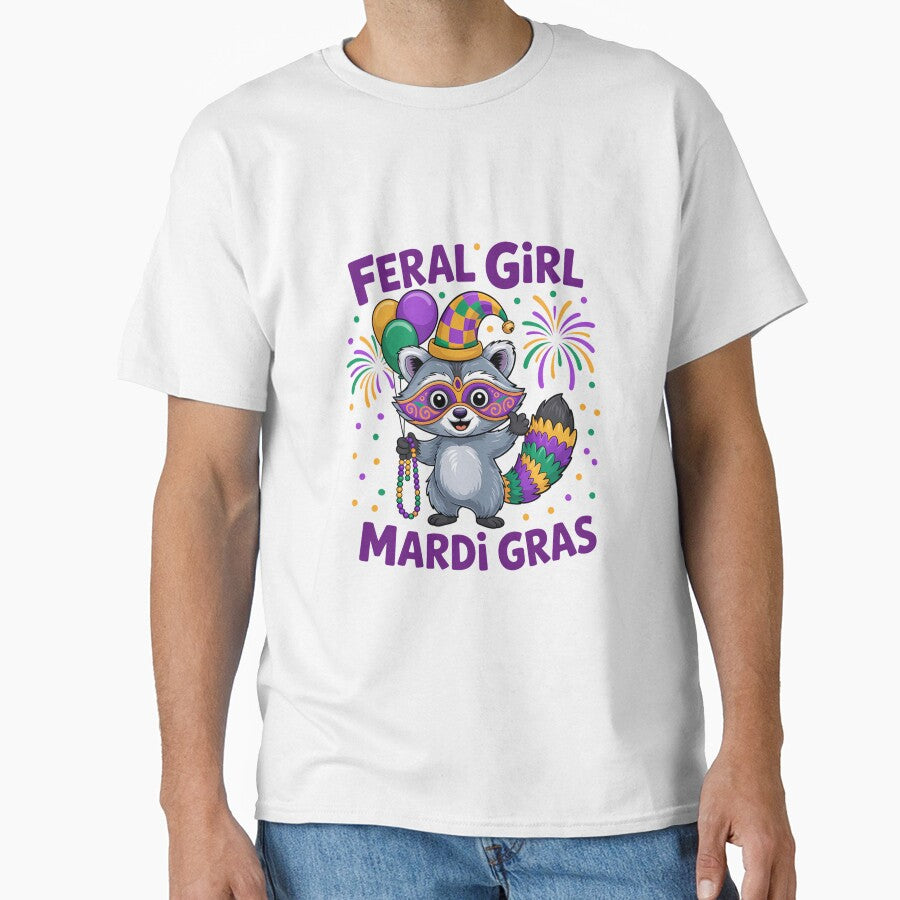 Feral Girl Mardi Gras Mardi Gras Raccoon by Morphologiona