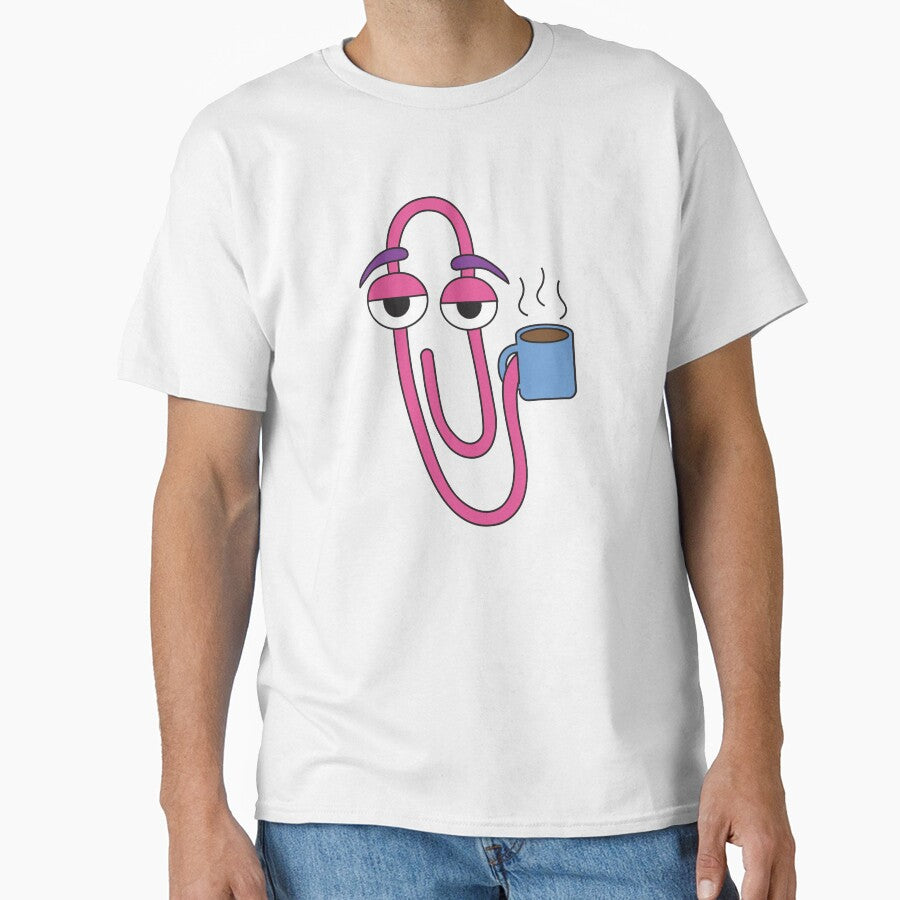 Retro Clippy with Coffee by anamichele