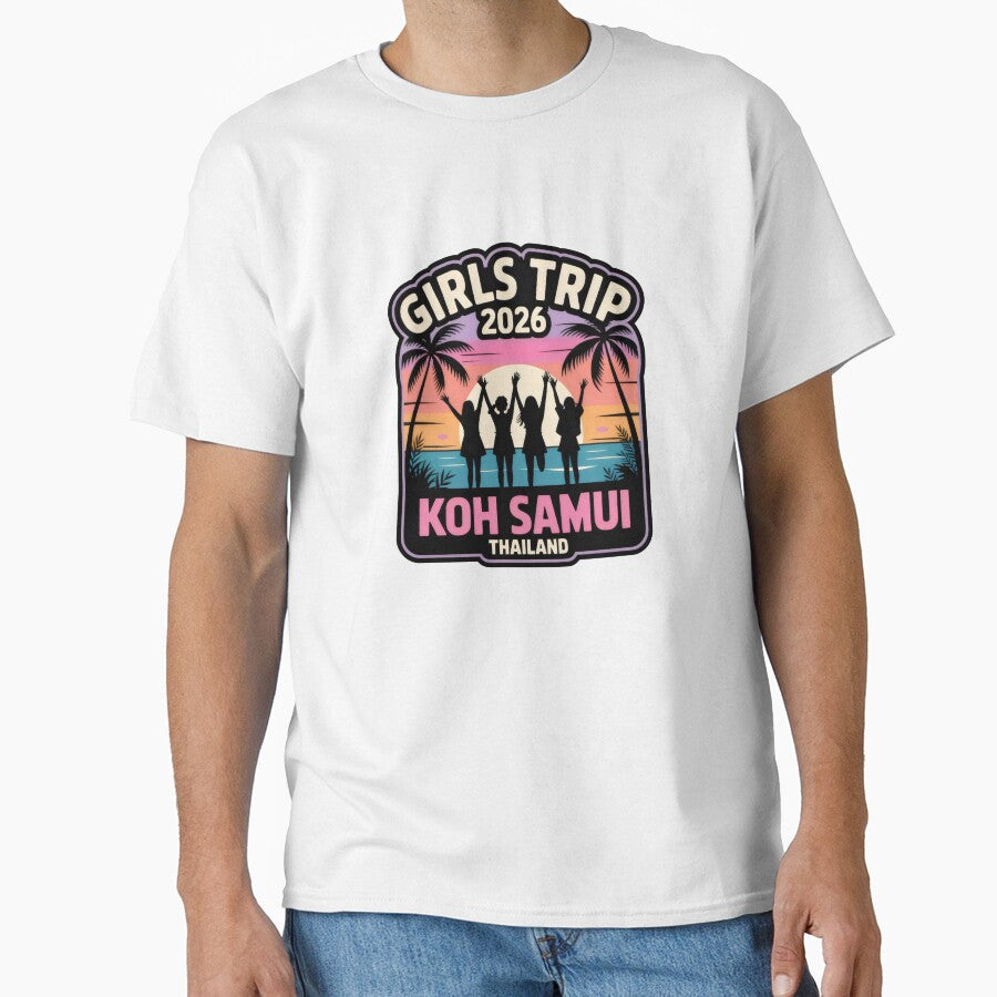 Koh Samui Thailand Girls Trip 2026 Tropical Vacation Badge by SplashTastic