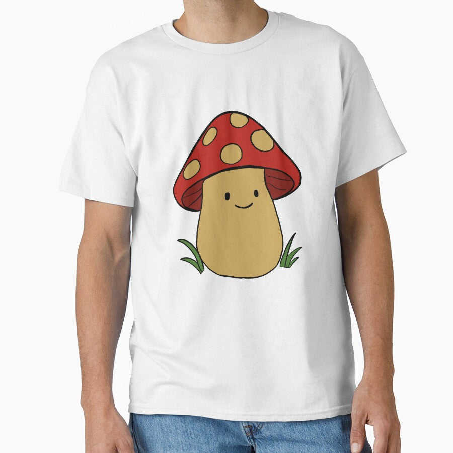 Whimsical Cottagecore Mushroom Illustration by tiTheGoldenPath