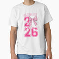Senior 2026 Class of 2026 Coquette Pink Bow Graduation 2026 by Boutkimaewab