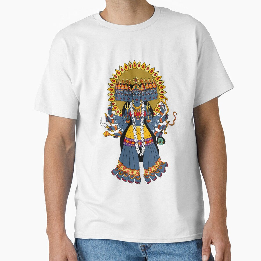 Goddess Mahakali Artwork | Fierce Divine Energy | Hindu Goddess Wall Decor by Harshit_Digital_Arts