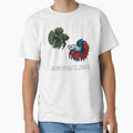 mecha pixel duel aquatic fighter betta fish concept retro style by zakugan