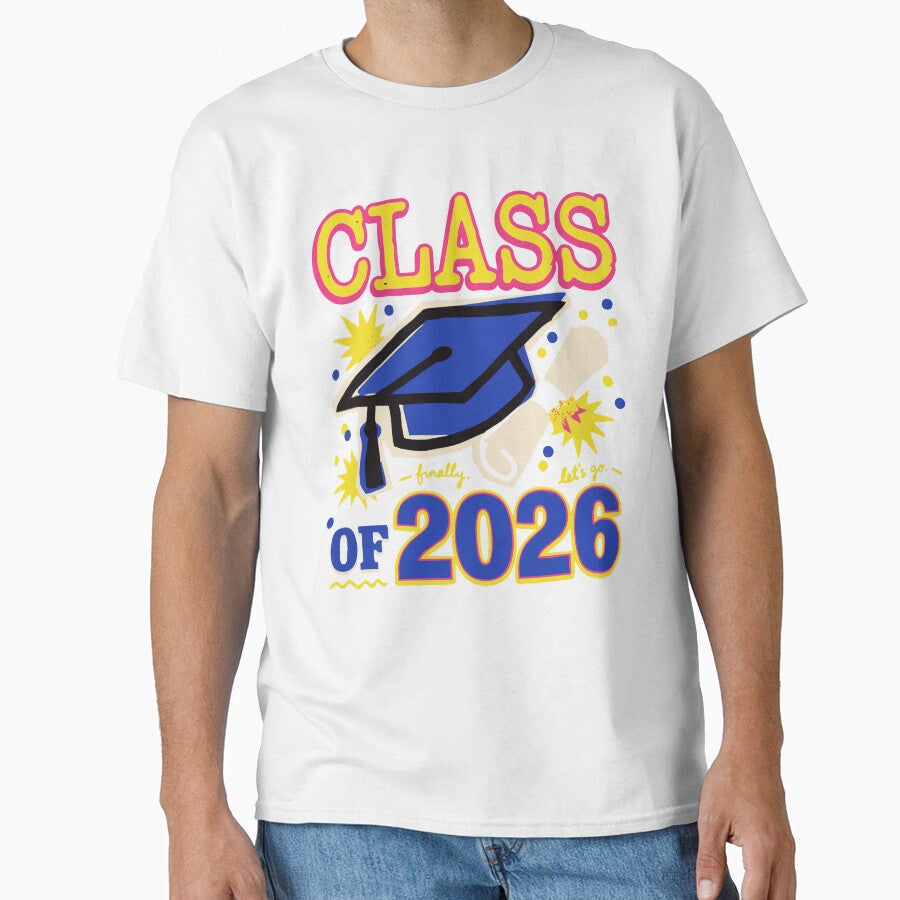 Class Of 2026 Let's Go Funny Graduation Neon Souvenir by Mdozet
