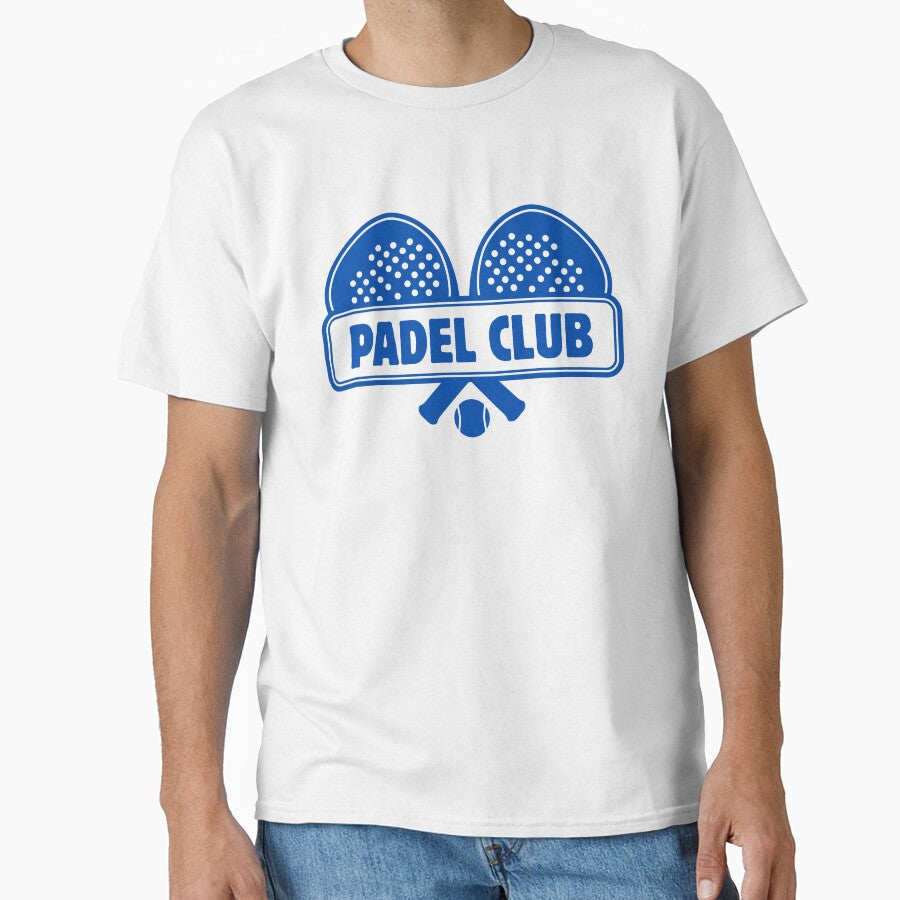 Padel Club Logo, Crossed Padel Rackets & Ball Sports Design by Rocklights