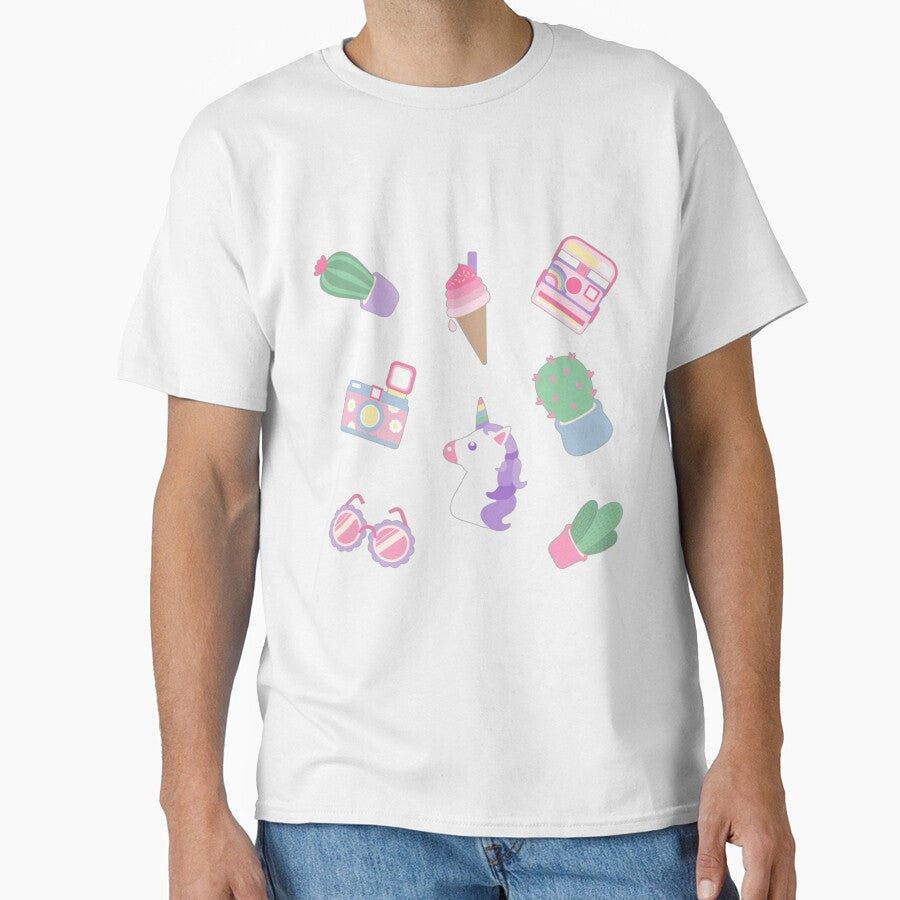 Pastel Girly Collection (Camera, Plant Camera, Sunglassed, Unicorn, Ice cream) by strawberryds
